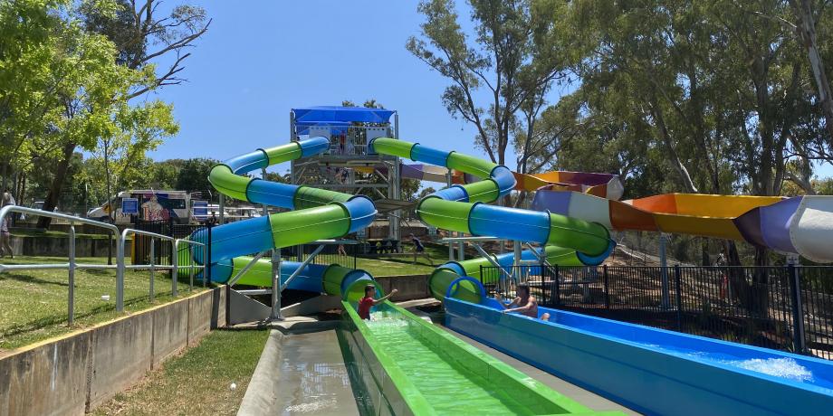 Lake Talbot Water Park Slides