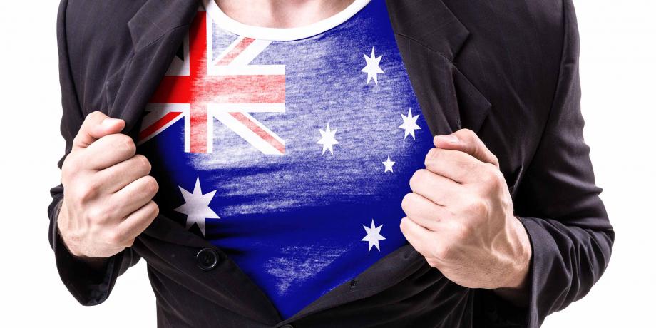 Australian flag t-shirt