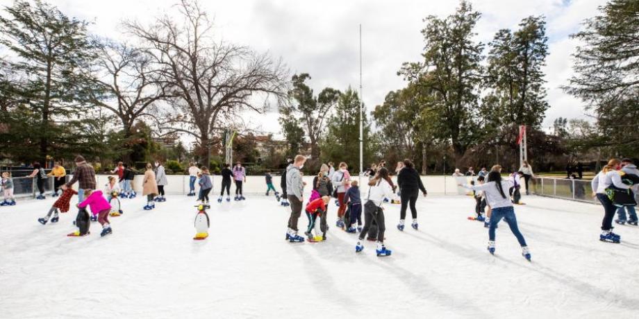 Ice Skating in Wagga on this school holidays